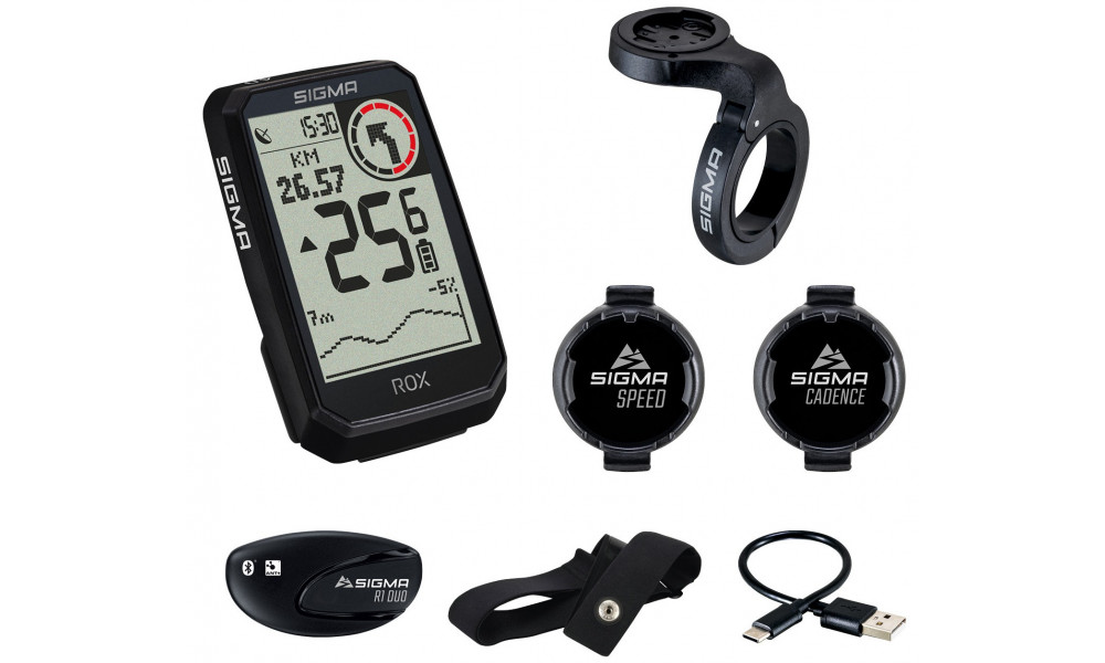 Velodators SIGMA ROX 4.0 Endurance GPS Black Sensor Set - 1