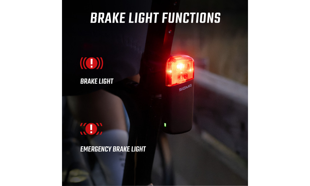 Aizmugurējais lukturis Sigma Reco 81 Link radar - 15