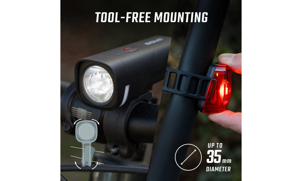 Apgaismojums komplekt Sigma Aura 50 + Hiro 10 USB - 3