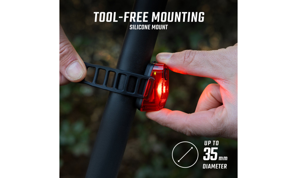 Aizmugurējais lukturis Sigma Hiro 10 USB - 3