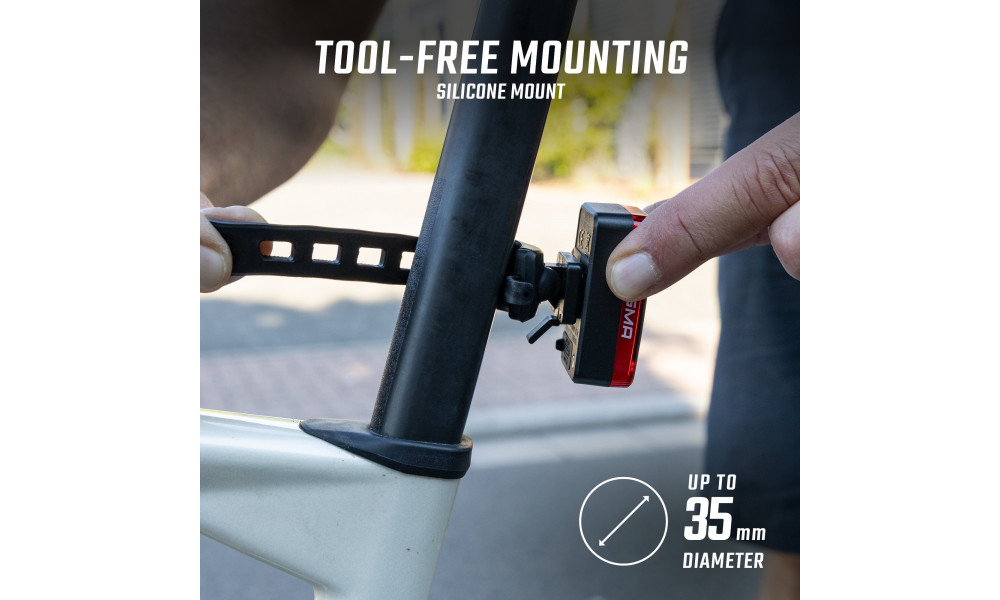 Aizmugurējais lukturis Sigma Hiro 70 USB - 7