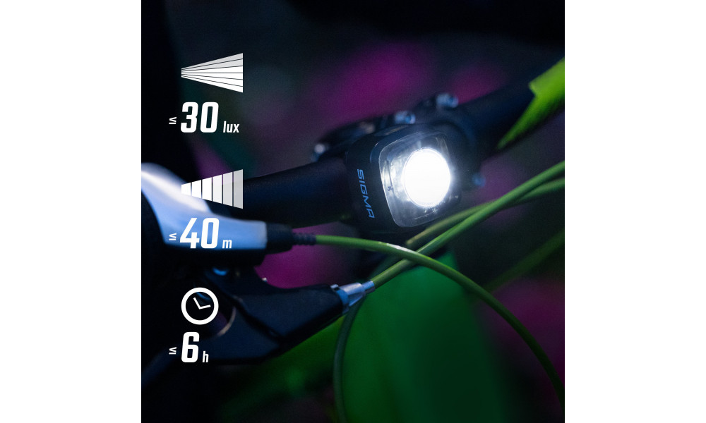 Apgaismojums komplekt Sigma Aura Micro USB - 7