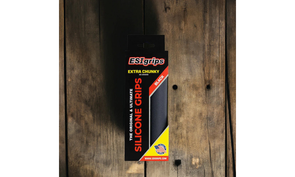Stūres rokturi ESI Extra Chunky black - 2