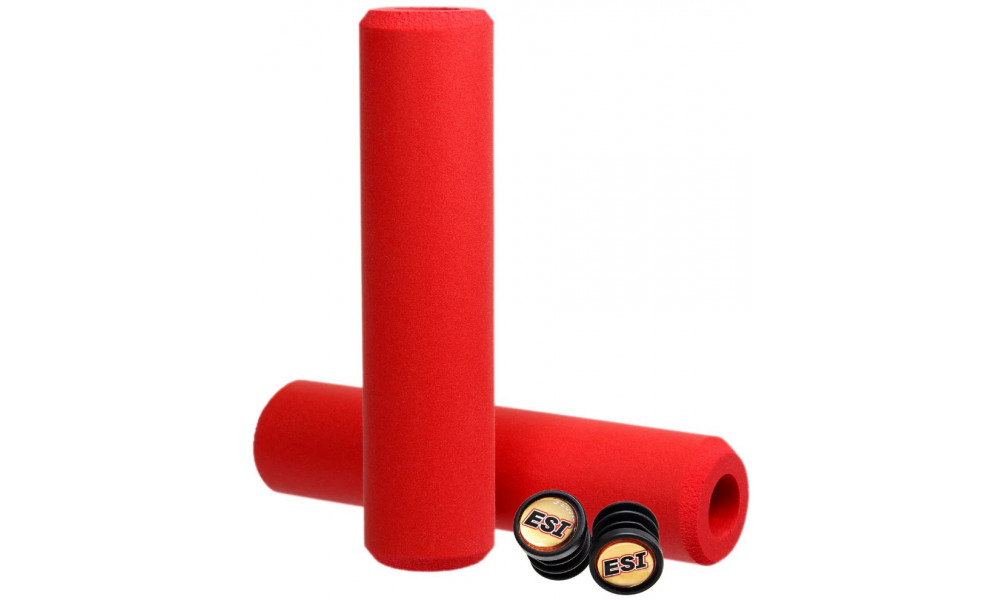 Stūres rokturi ESI Extra Chunky red 