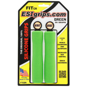 Stūres rokturi ESI FIT CR green