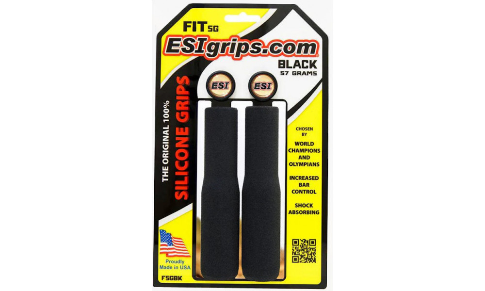 Stūres rokturi ESI FIT SG black 