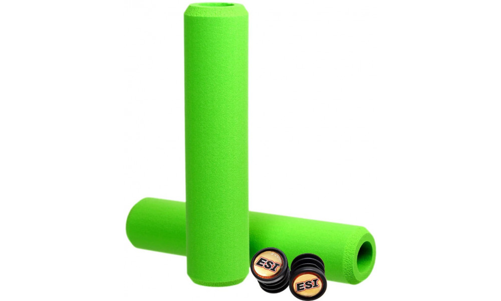 Stūres rokturi ESI Chunky green 