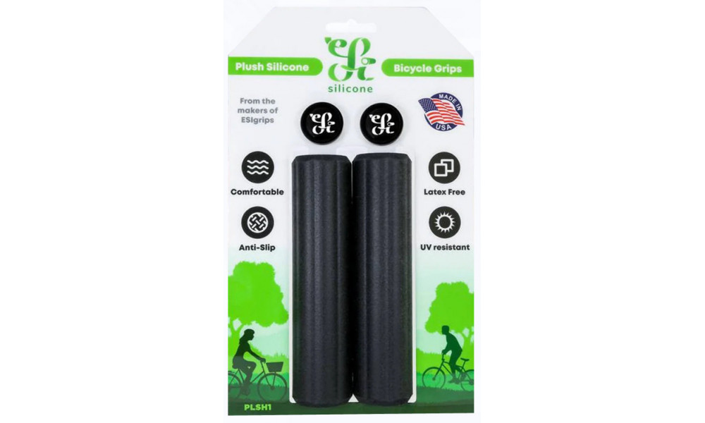 Stūres rokturi ESI Plush black - 1