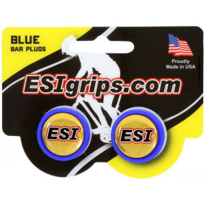 Stūres rokturu korķi ESI blue (pair)