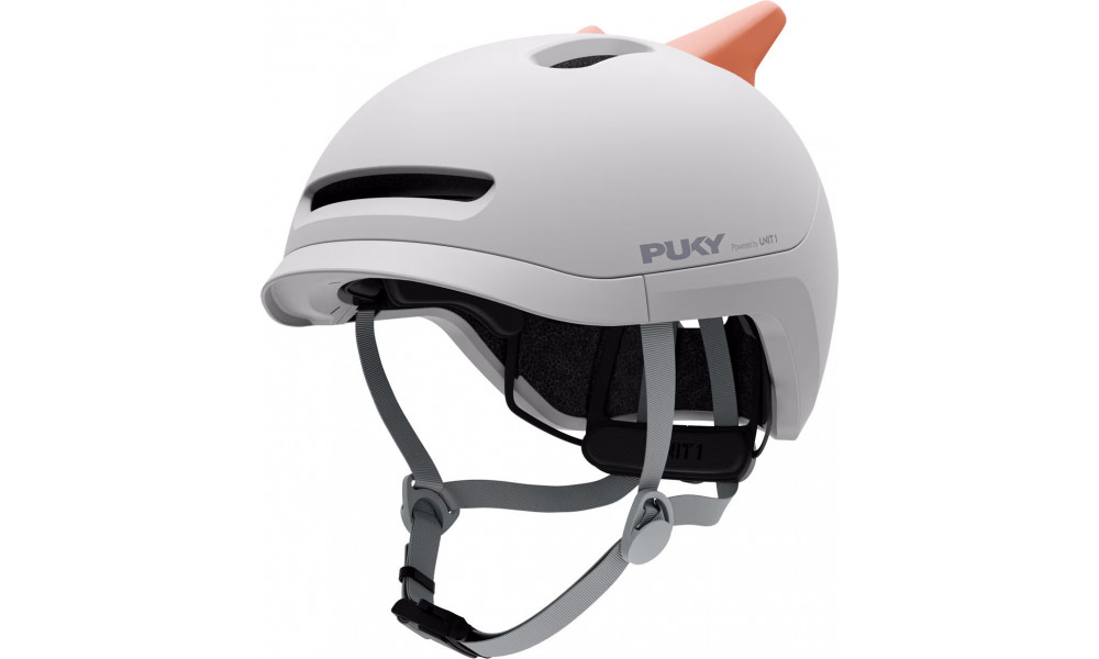 Velo ķivere PUKY Sparky Junior + lamp grey - 1