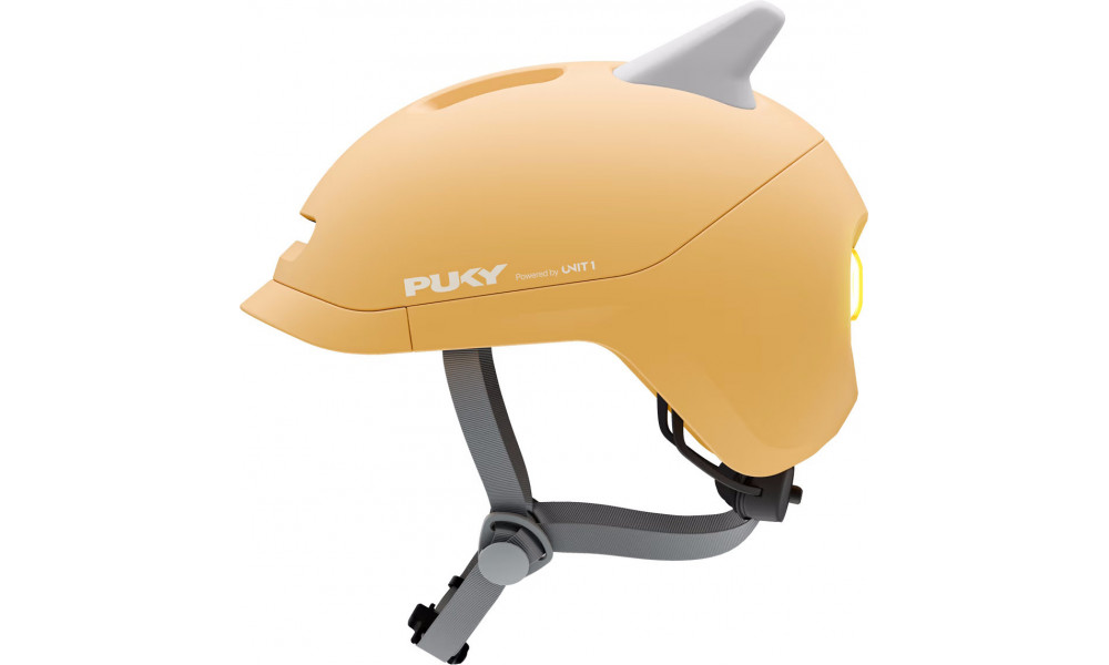Velo ķivere PUKY Sparky Junior + lamp corn yellow - 4
