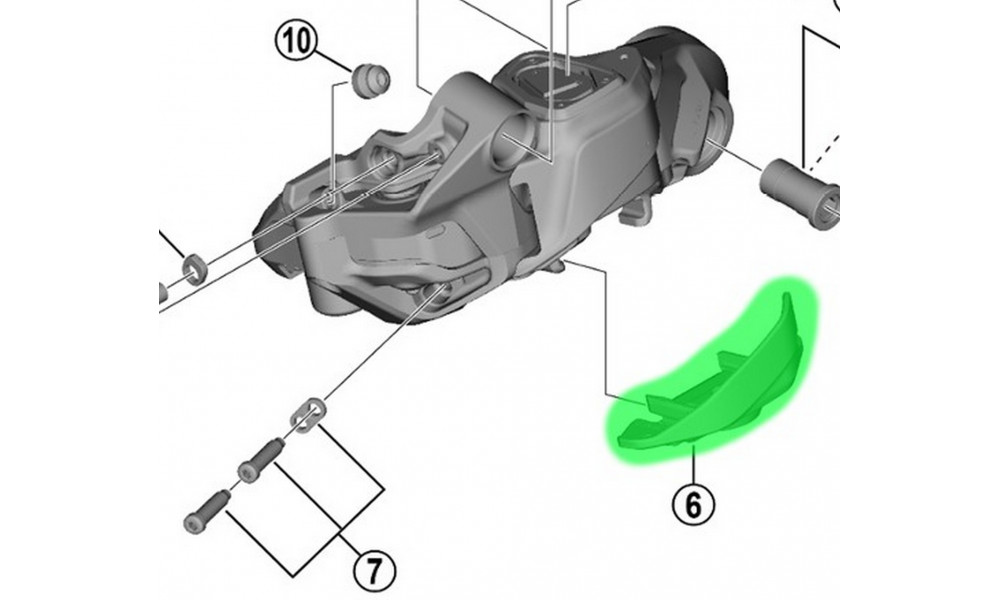 Baterijas turētājs Shimano RD-M8250/RD-M6250/RD-RX827 