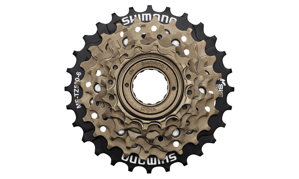 Aizmugurējais zobratu bloks Shimano Tourney TZ MF-TZ500 6-speed 14-28T 