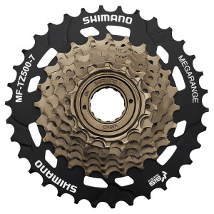 Aizmugurējais zobratu bloks Shimano Tourney TZ MF-TZ500 MegaRange 7-speed 14-34T