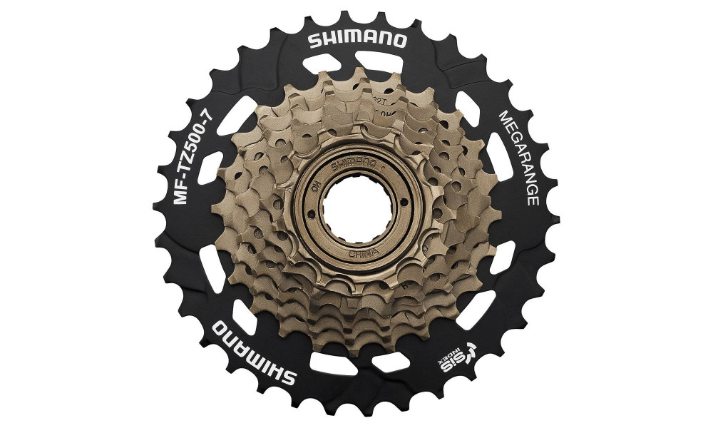 Aizmugurējais zobratu bloks Shimano Tourney TZ MF-TZ500 MegaRange 7-speed 14-34T 