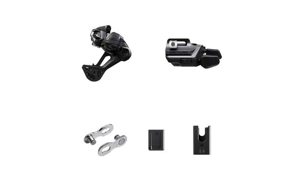 Transmisijas daļu atjaunināšanas komplekts Shimano DEORE Di2 RD-M6250 SGS + SW-M6250-IR I-Spec EV 1x12-speed 