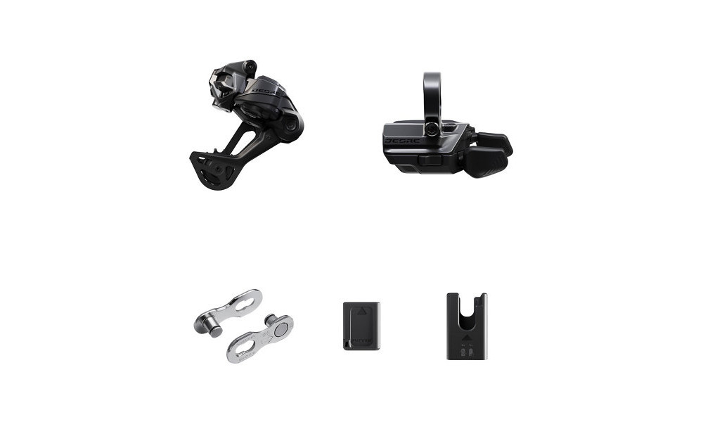 Transmisijas daļu atjaunināšanas komplekts Shimano DEORE Di2 RD-M6250 SGS + SW-M6250-R clamp 1x12-speed 