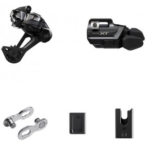 Transmisijas daļu atjaunināšanas komplekts Shimano XT Di2 RD-M8250 SGS + SW-M8250-IR I-Spec EV 1x12-speed