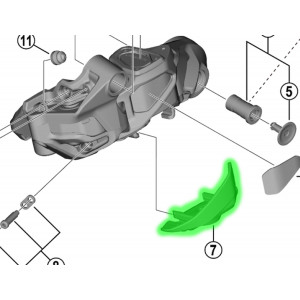 Baterijas turētājs Shimano XTR Di2 RD-M9250 SGS/GS