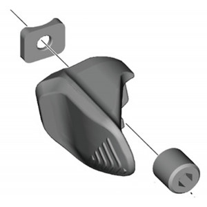 Pārnesumu pārslēdzēja roktura remonta komplekts Shimano SW-M9250-R Lever X Unit