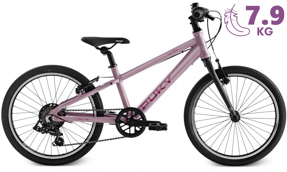Velosipēds PUKY LS-PRO 20-7 Alu pearl pink/anthracite - 3