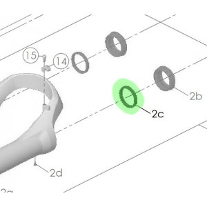 Eļļas blīve SR Suntour 34mm (FAA423-10)
