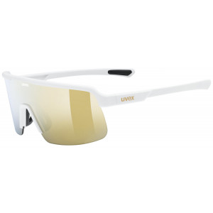 Brilles Uvex dyrt white matt / mirror gold