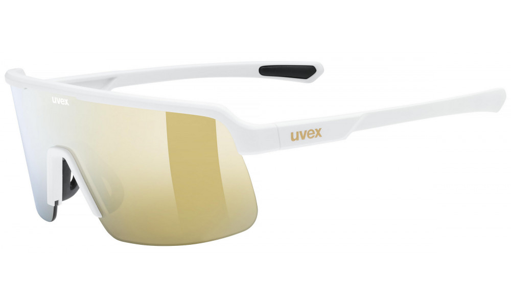 Brilles Uvex dyrt white matt / mirror gold - 1