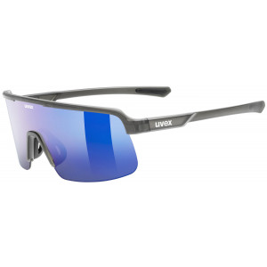 Brilles Uvex dyrt smoke matt / mirror blue