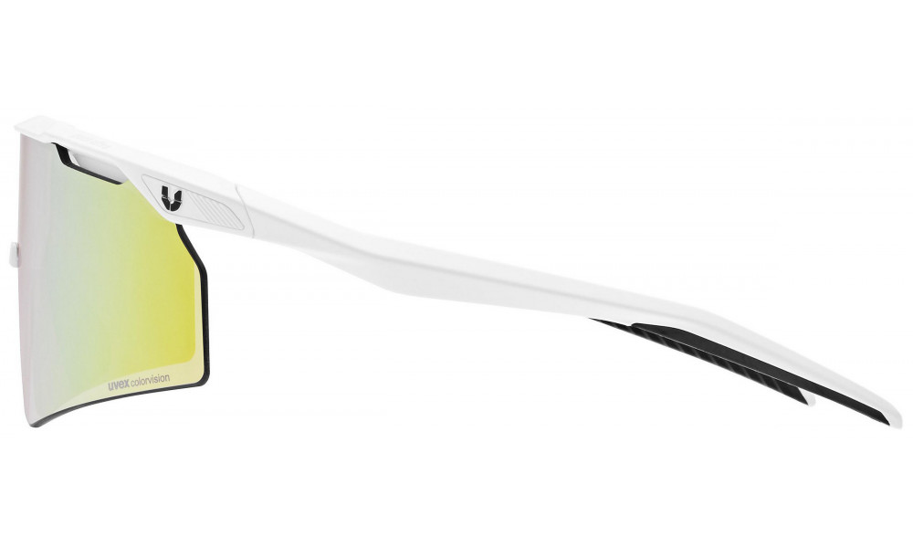 Glasses uvex ultimate pace ultra CV white matt / mirror yellow - 2