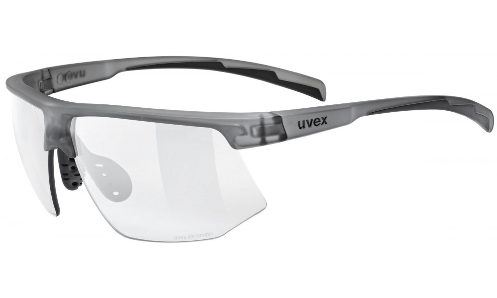 Glasses uvex aerios V smoke matt / smoke - 1