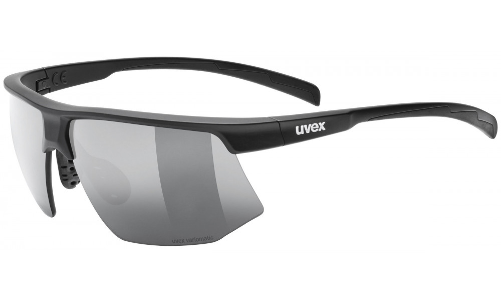 Glasses uvex aerios s V black matt / smoke - 1