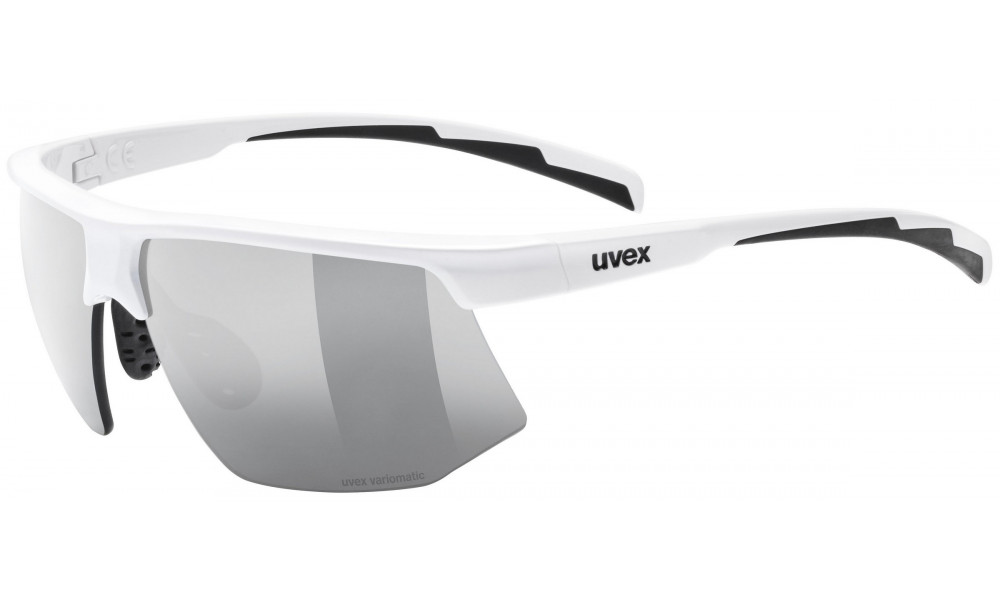 Glasses uvex aerios s V white matt / smoke - 1