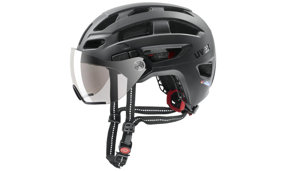 Ķivere Uvex finale visor black matt - 1
