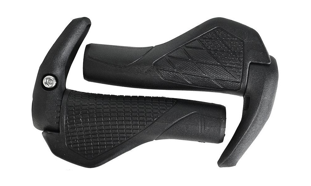 Stūres rokturi ProX GP-230 143mm Ergo Lock-on black - 1