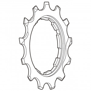 Aizmugurējais ķēdesrats Shimano ULTEGRA CS-6800 13T for 12-25T