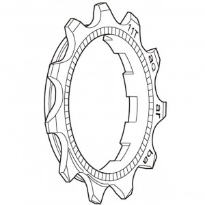 Aizmugurējais ķēdesrats Shimano DEORE XT CS-M760 9-speed 11T