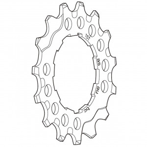 Aizmugurējais ķēdesrats Shimano DEORE XT CS-M760 9-speed 15T