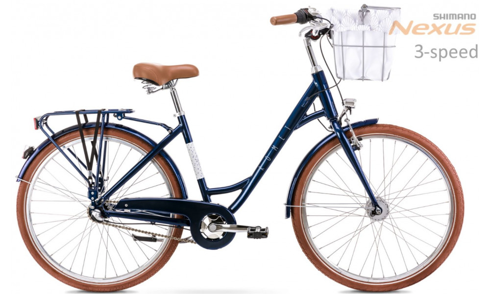 Velosipēds Romet Pop Art Classic 28" Alu 2022 blue mat 