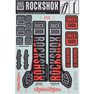 Dakšas uzlīme Rockshox Troy Lee Design