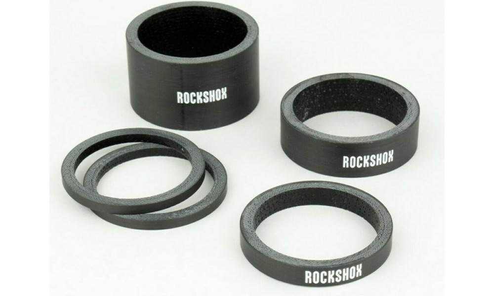 Stūres bļodiņu starpposma komplekts Rockshox UD carbon (5 gab.) 