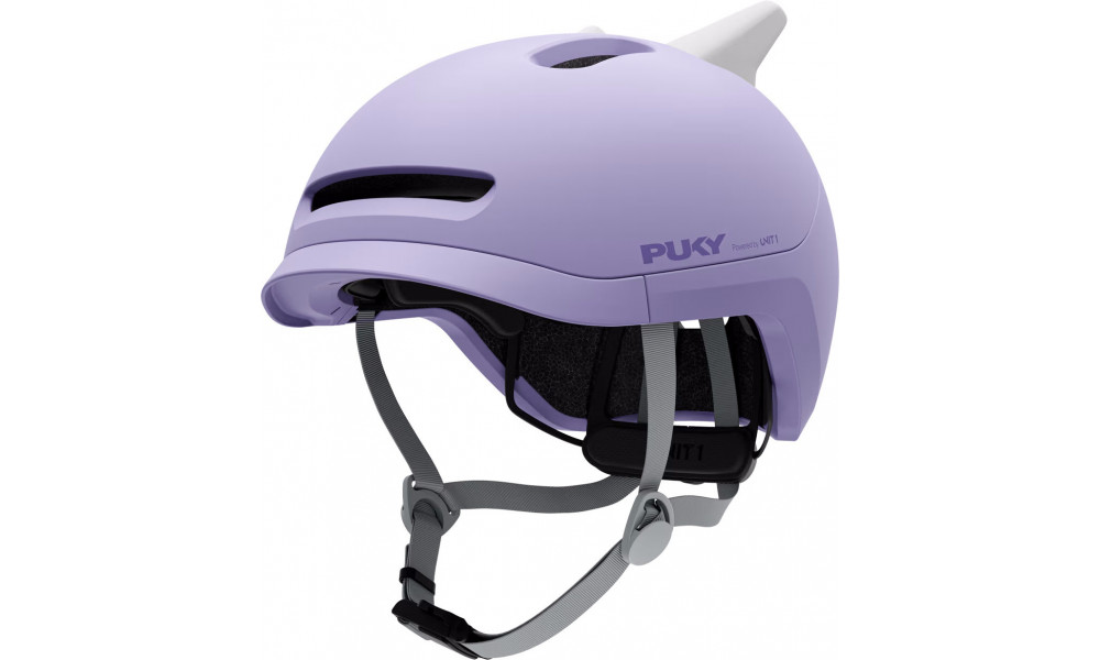 Velo ķivere PUKY Sparky Junior + lamp violet - 1