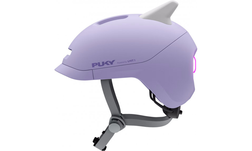 Velo ķivere PUKY Sparky Junior + lamp violet - 4