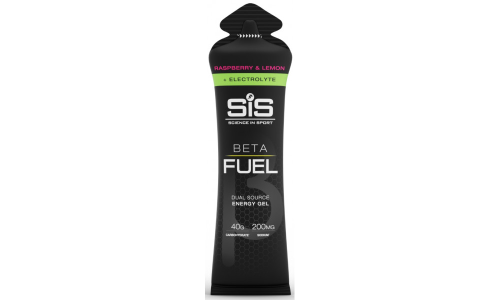 Enerģijas želeja SiS Beta Fuel + Electrolyte Raspberry & Lemon 60ml 