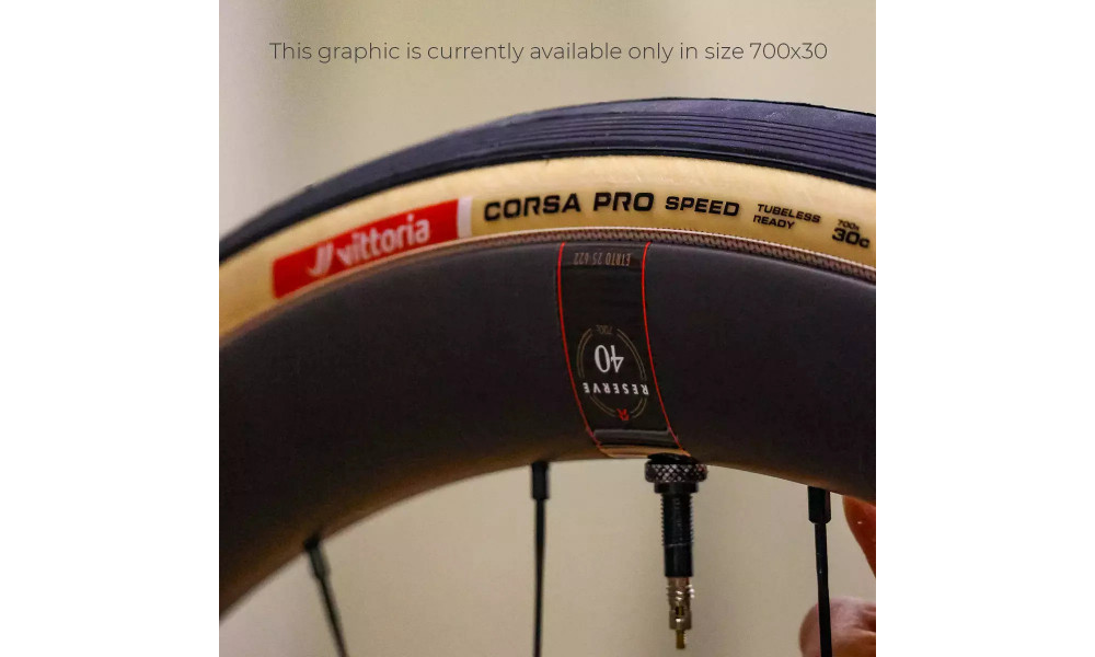 Riepa 28" Vittoria Corsa PRO Speed G2.0 TLR 700x30c / 30-622 tan (wide rim) - 3