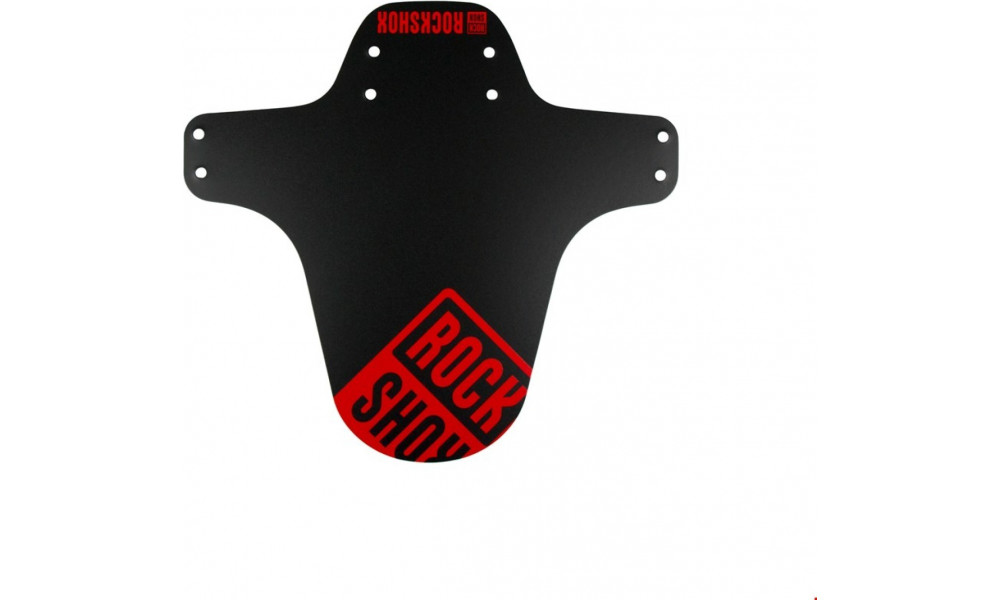 Priekšējais dubļusargs Rockshox MTB black with BoXXer red print 