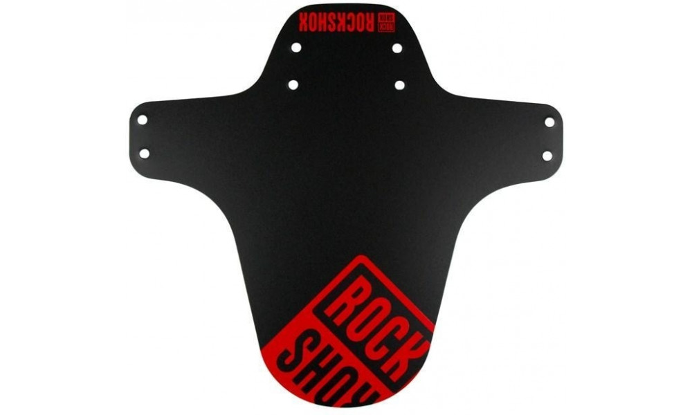 Priekšējais dubļusargs Rockshox MTB black with BoXXer oxy red print 