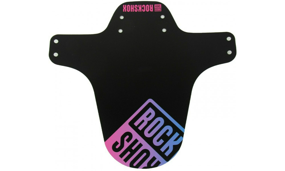 Priekšējais dubļusargs Rockshox MTB pinkblue fade 