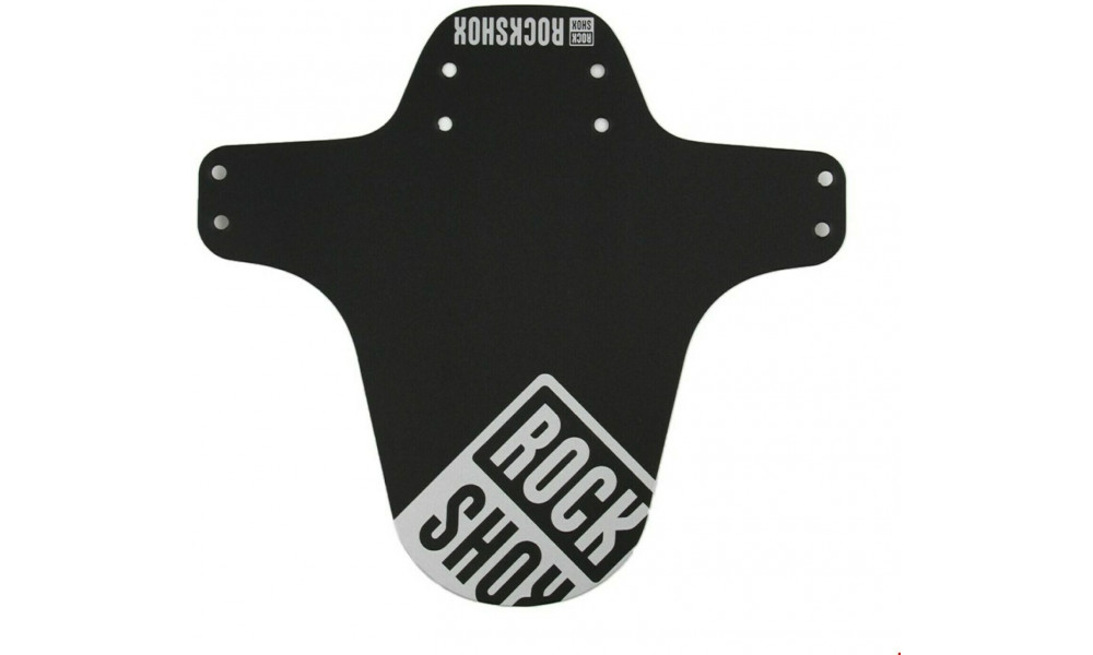 Priekšējais dubļusargs Rockshox MTB black-glossy silver 