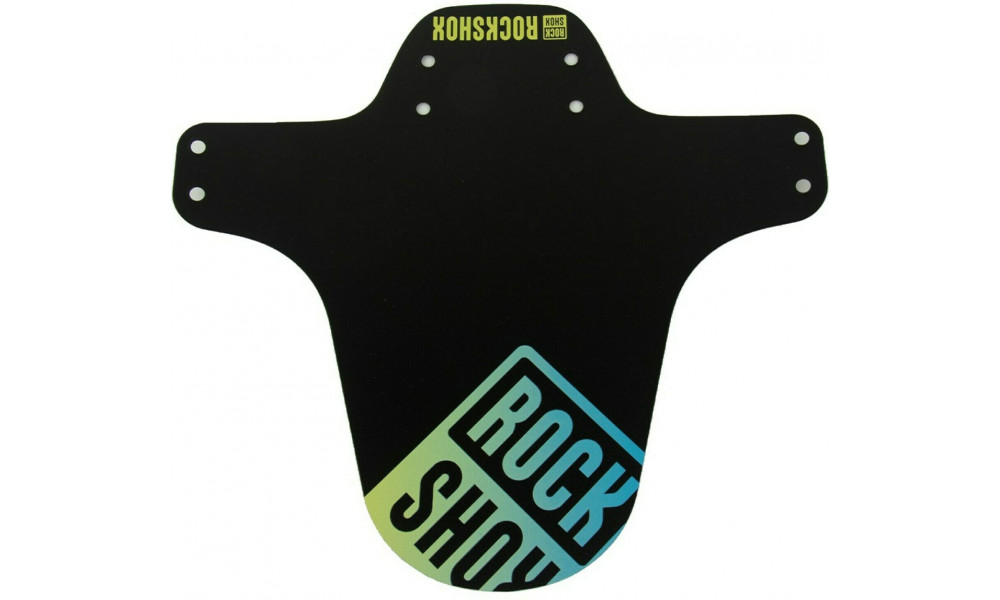 Priekšējais dubļusargs Rockshox MTB blacky-ellow-blue fade 